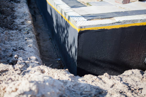 Residential Emergency Waterproofing installation at a Taylor, PA home by SJ Waterproofing Pros
